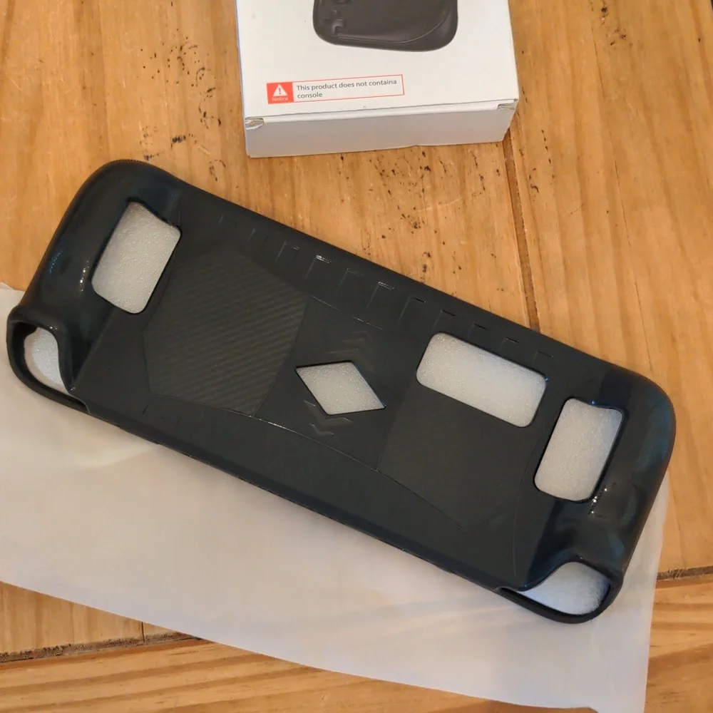 NIB SENQAO Black Protective Case For Back of Steam Deck, No Glass